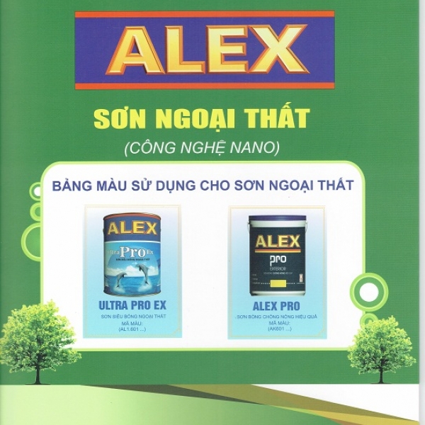 Sơn nhà Alex ngoại thất loại phổ thông